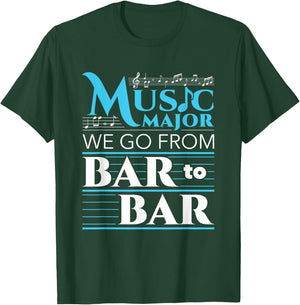Music Major Student Funny Pun Graduation T-Shirt - T-Shirt | Forest