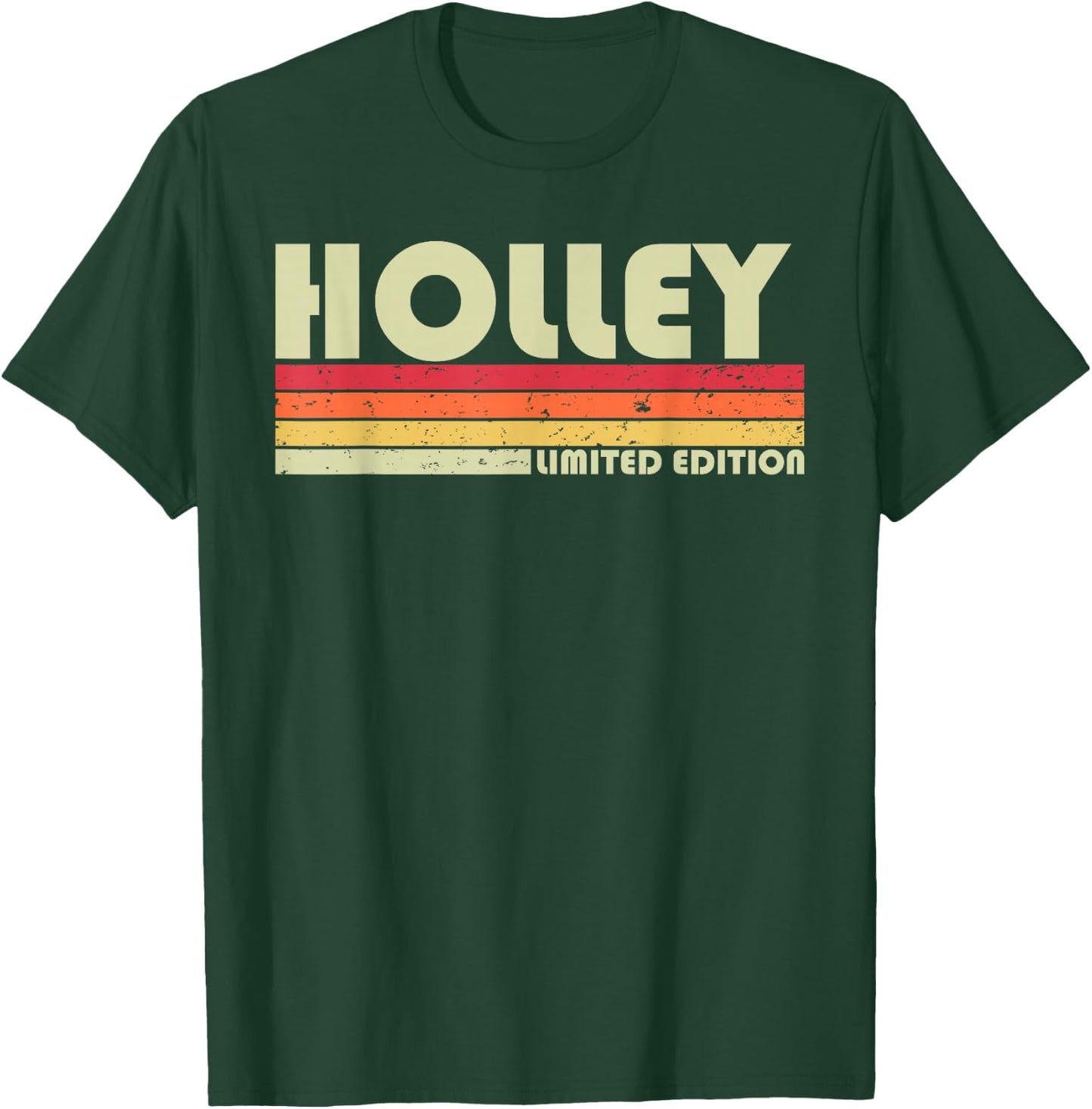 Funny Christmas Girl Mother Women Mom Custom Gifts Holley Personalized Retro Vintage 80s 90s Birthday T-Shirt - T-Shirt | Forest