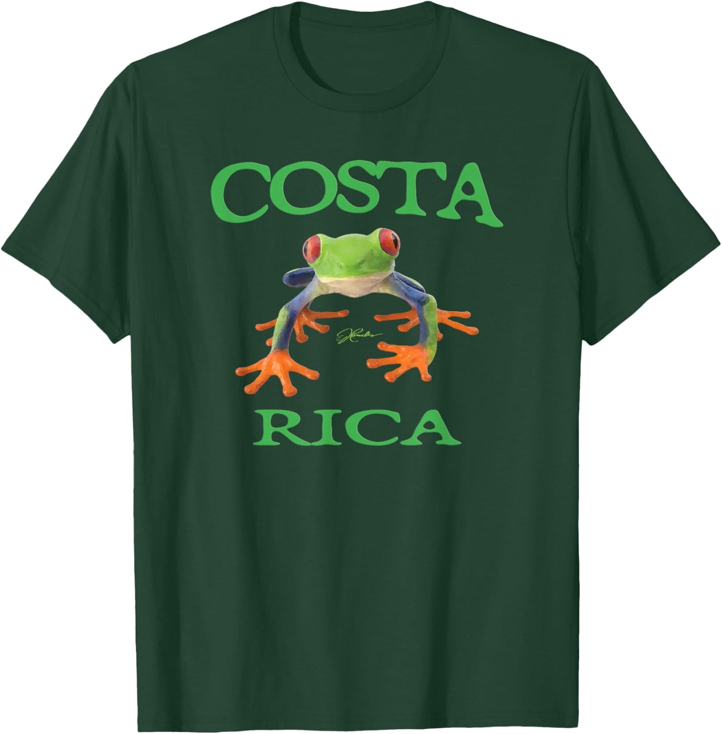 JCombs: Costa Rica Red-Eyed Tree Frog T-Shirt - T-Shirt | Forest