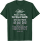 Christian Bible Verse Gift - Quote Word of God Isaiah 40 8 T-Shirt - T-Shirt | Forest
