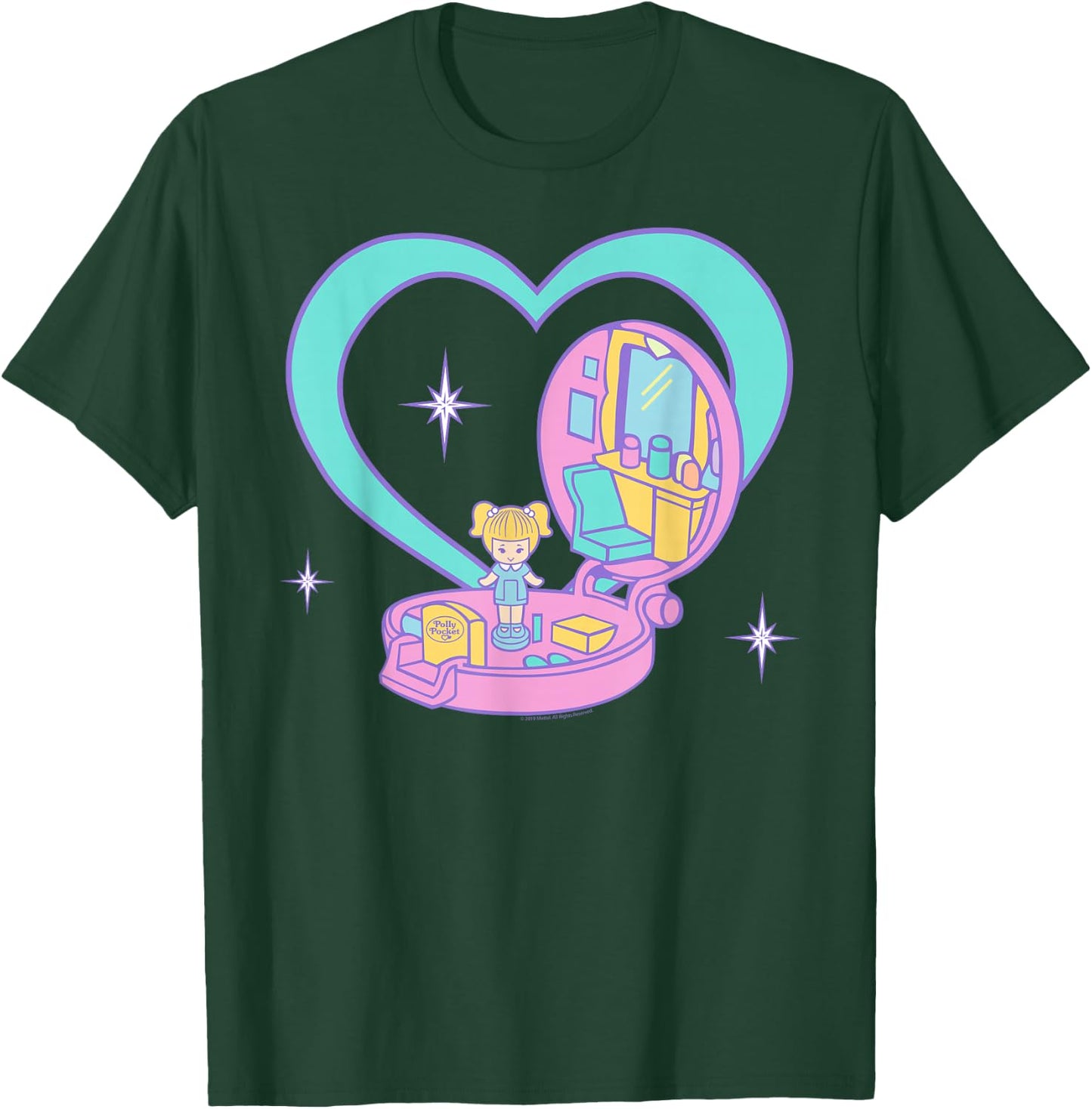 Polly Pocket Heart Case T-Shirt - T-Shirt | Forest