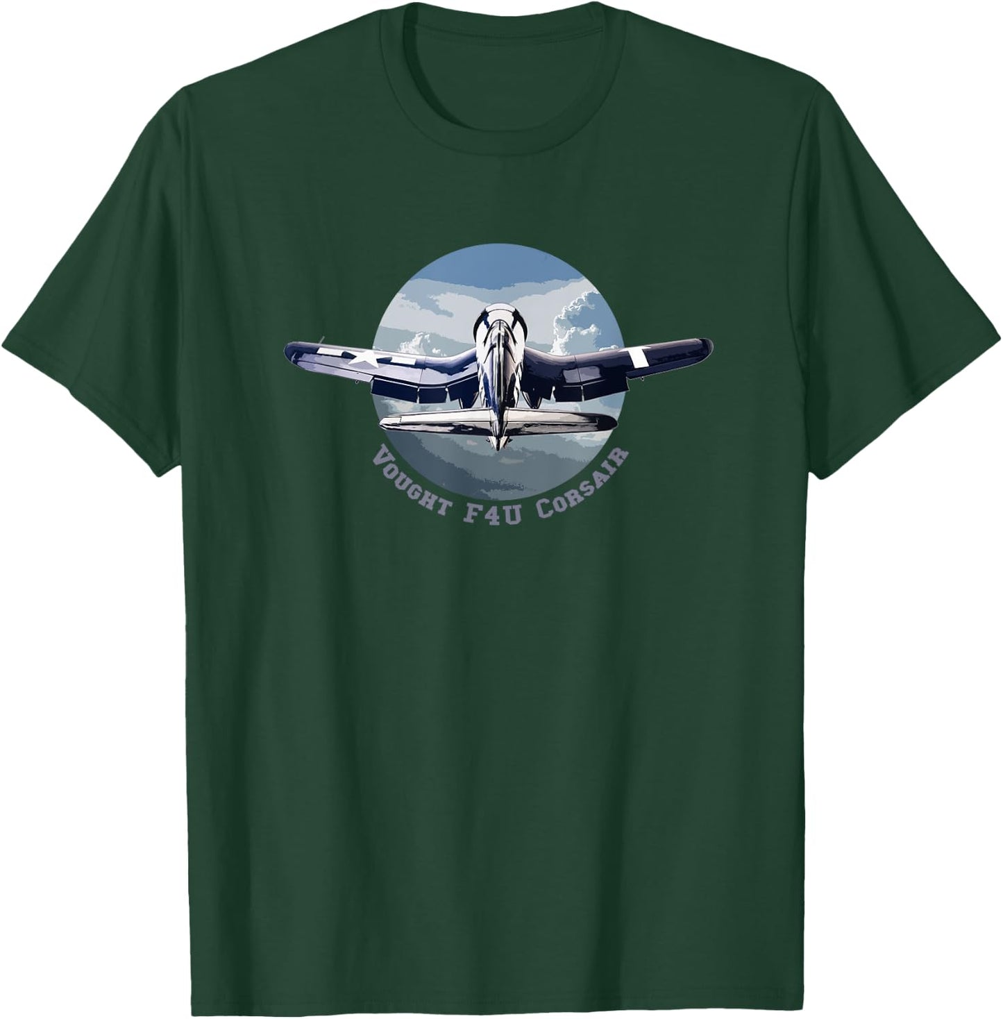Vought F4U Corsair WW2 Fighter T-Shirt - T-Shirt | Forest