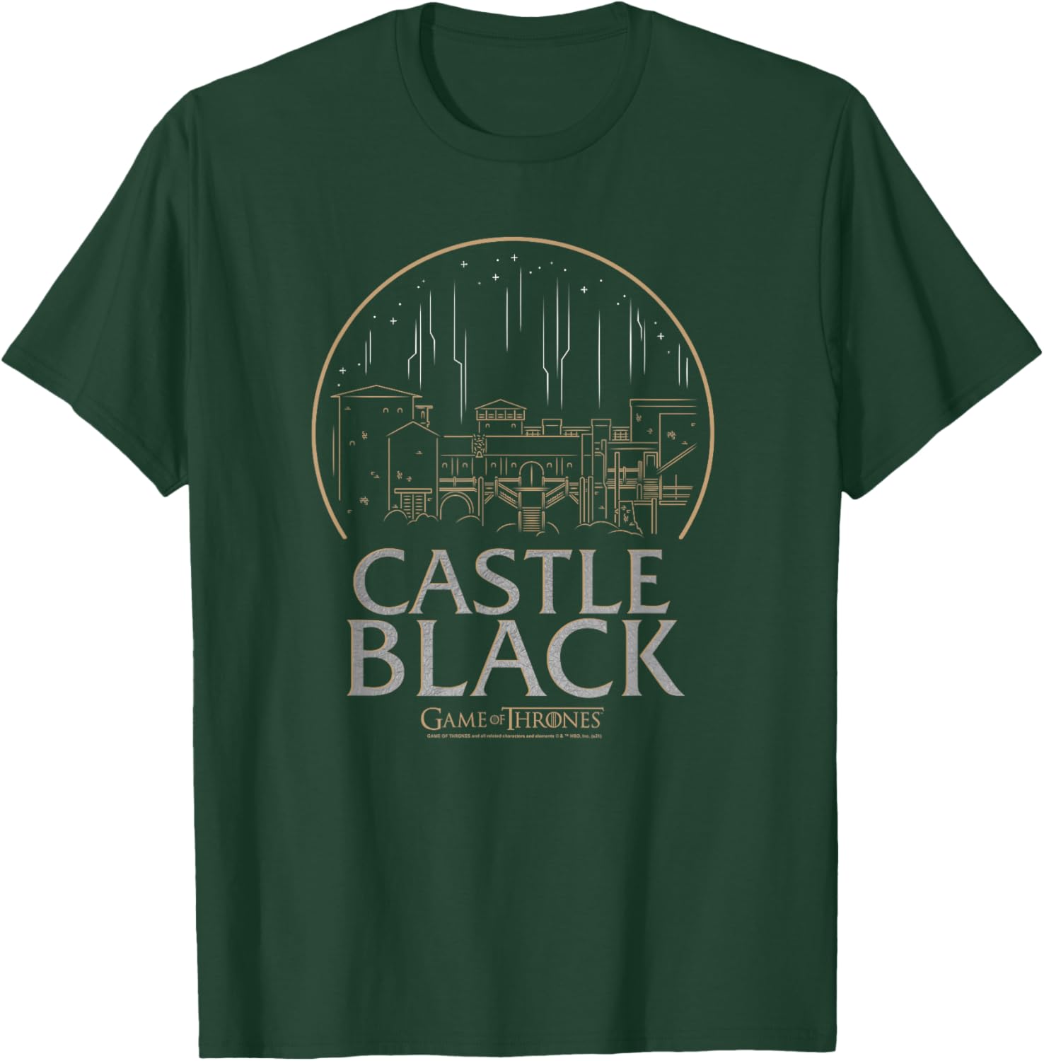 Game of Thrones Castle Black T-Shirt - T-Shirt | Forest