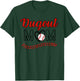 Funny And Cute Baseball Quote Dugout Mom In Grey T-Shirt - T-Shirt | Forest