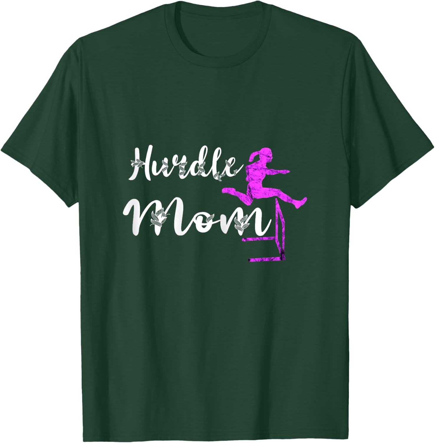 Hurdles Mutter Hurdles Light Athletlete Hurdles Mama T-Shirt - T-Shirt | Forest