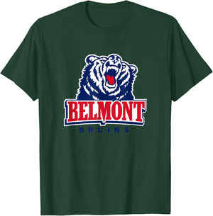 Belmont Bruins | Official NCAA Merch | PPBEL01 T-Shirt - T-Shirt | Forest