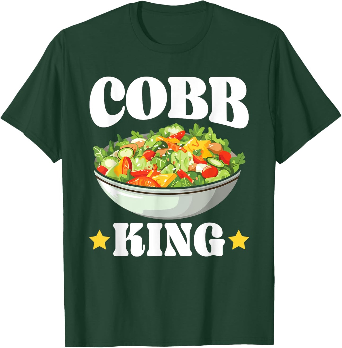 Cobb Salad Lover Foodie Food American Garden Salad T-Shirt - T-Shirt | Forest