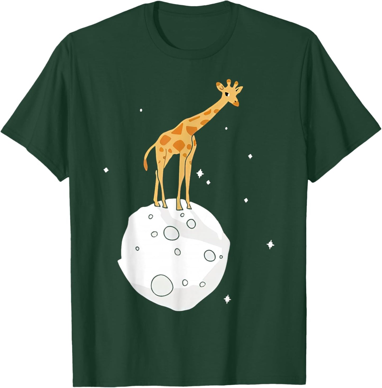 Let’s Game It Out Giraffe Moon T-Shirt - T-Shirt | Forest