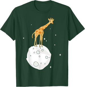 Let’s Game It Out Giraffe Moon T-Shirt - T-Shirt | Forest