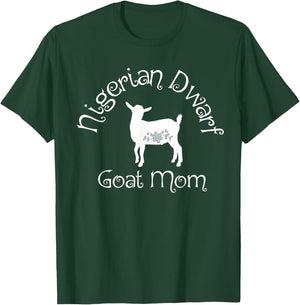 Nigerian Dwarf Goat Mom T-Shirt - T-Shirt | Forest