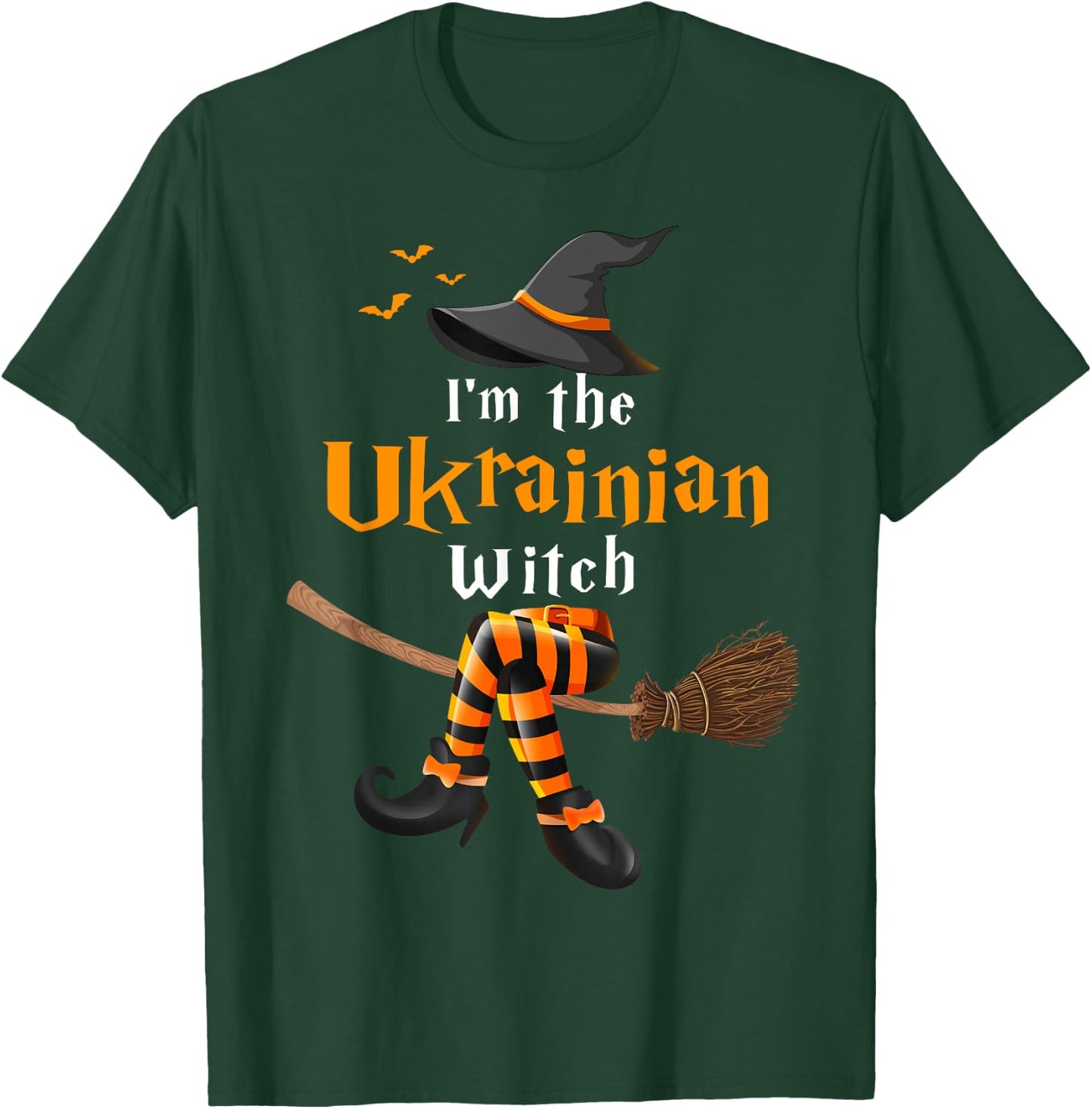 I'm The Ukrainian Witch Halloween Costume Witches T-Shirt - T-Shirt | Forest