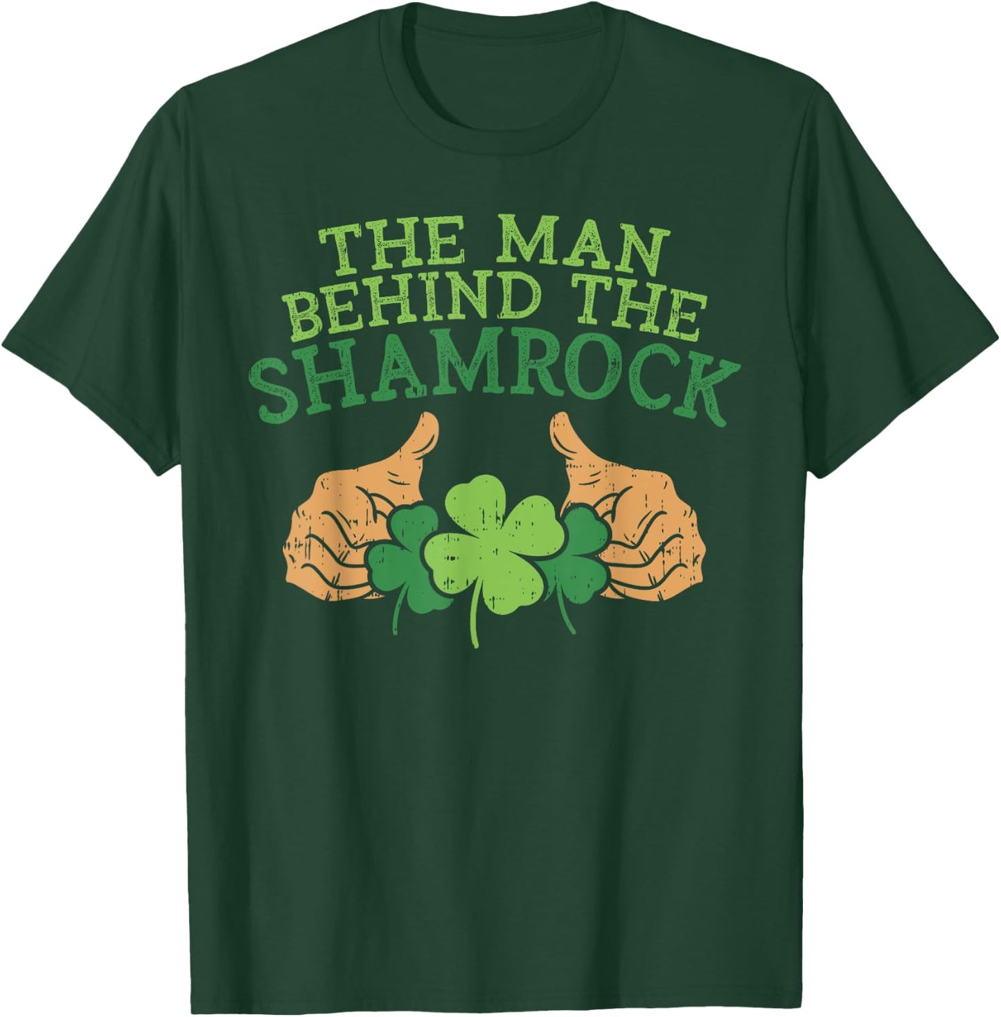 Funny St Patricks Day Pregnancy Announcement Dad Shirt Man T-Shirt - T-Shirt | Forest