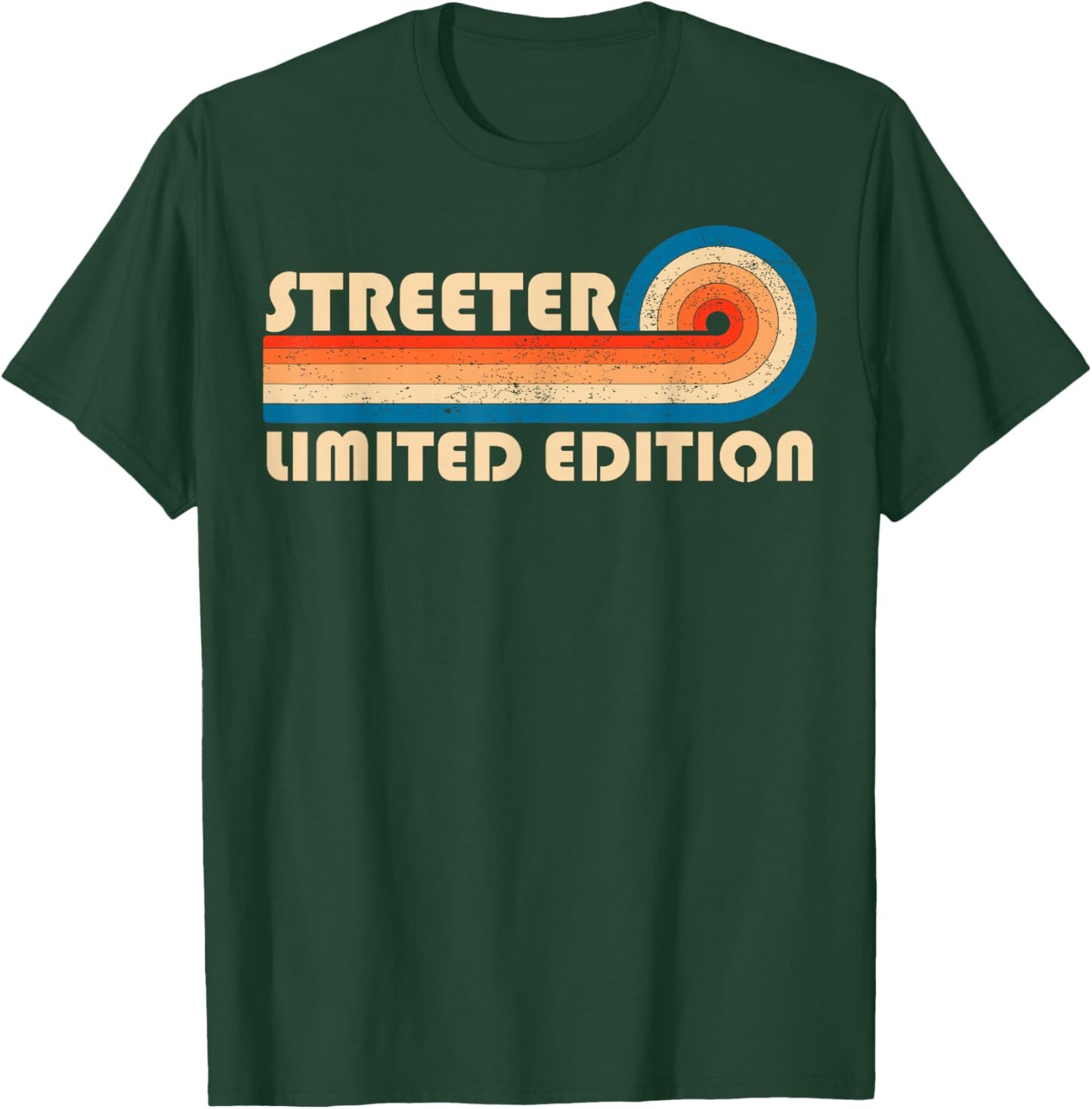 STREETER Surname Retro Vintage 80s 90s Birthday Reunion T-Shirt - T-Shirt | Forest