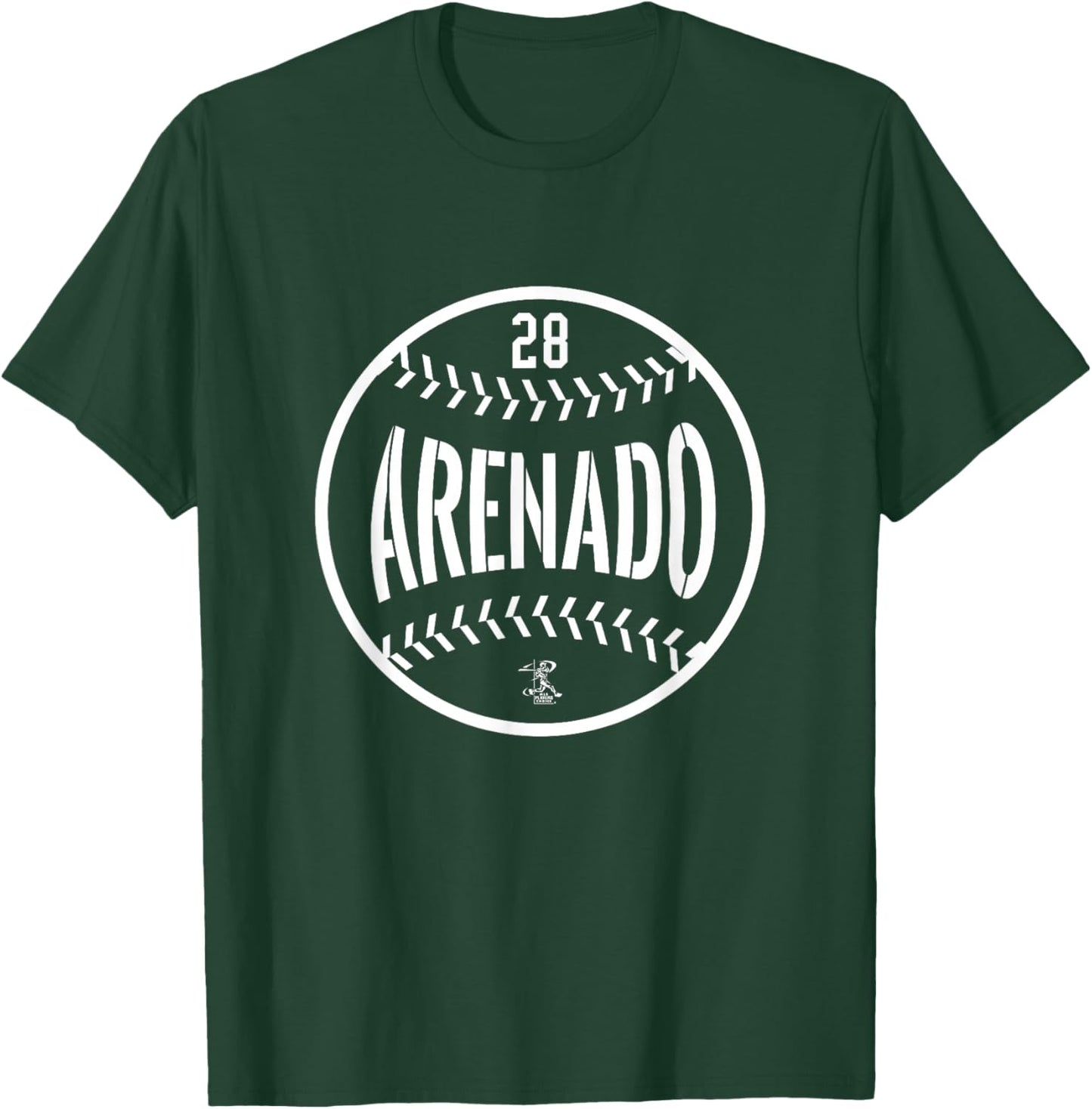 Nolan Arenado Baseball Line Gameday T-Shirt - T-Shirt | Forest