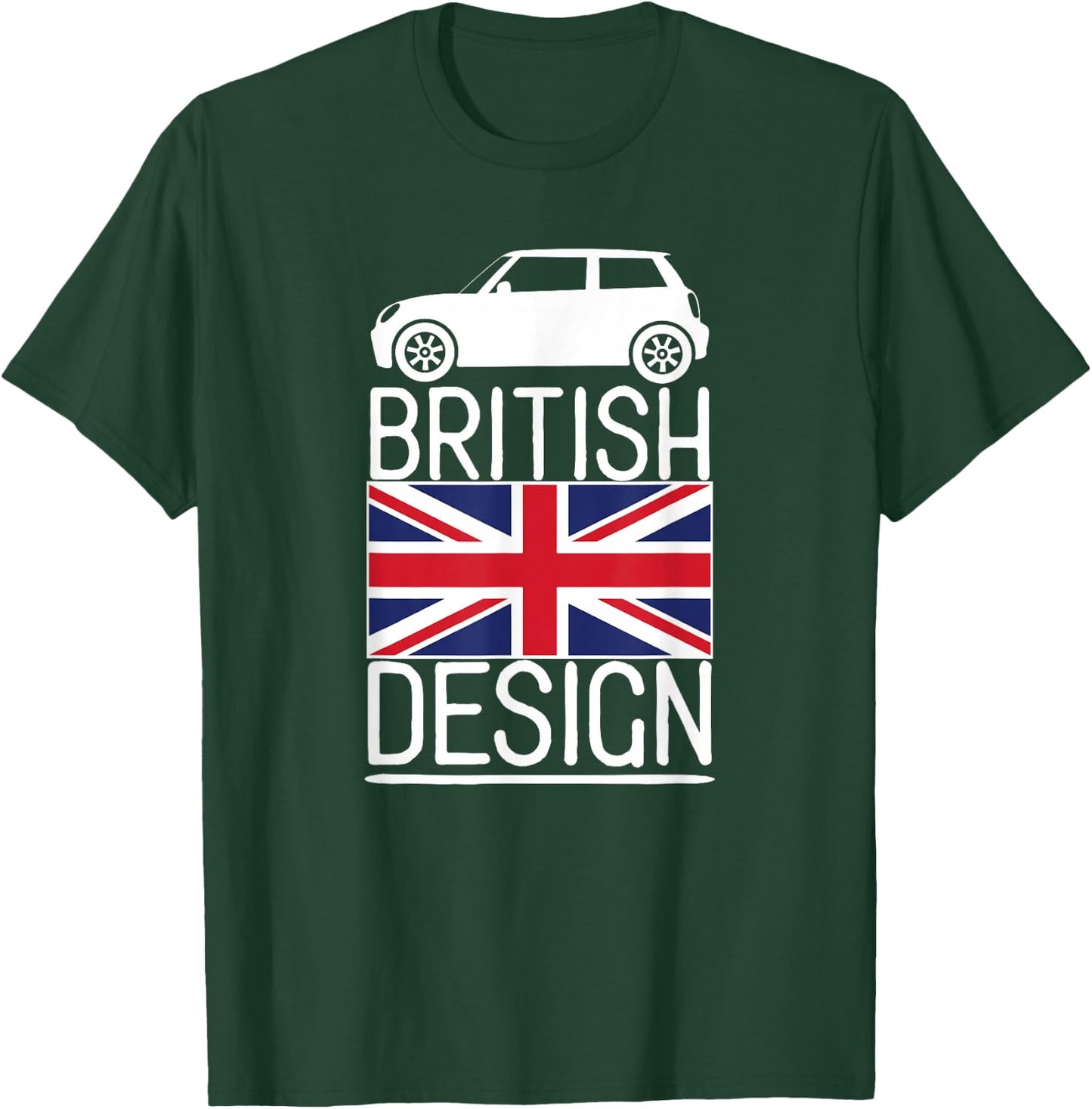 British Classic Car Mini T-Shirt - T-Shirt | Forest