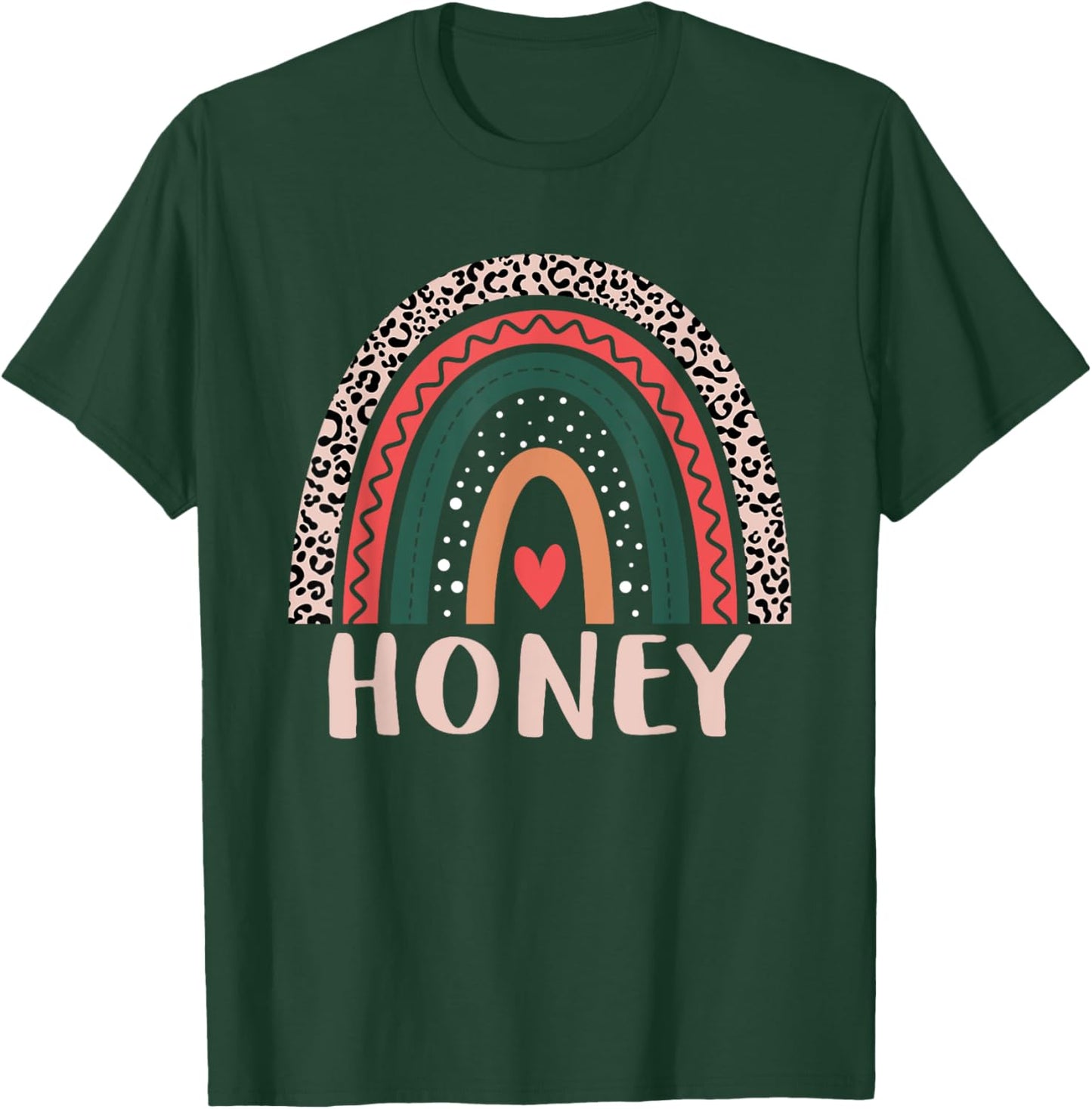 Honey Rainbow Grandma Grandmother Women Mothers Day Honey T-Shirt - T-Shirt | Forest