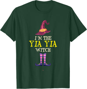 I'm The Yia-Yia Witch Costume Halloween Funny YiaYia T-Shirt - T-Shirt | Forest