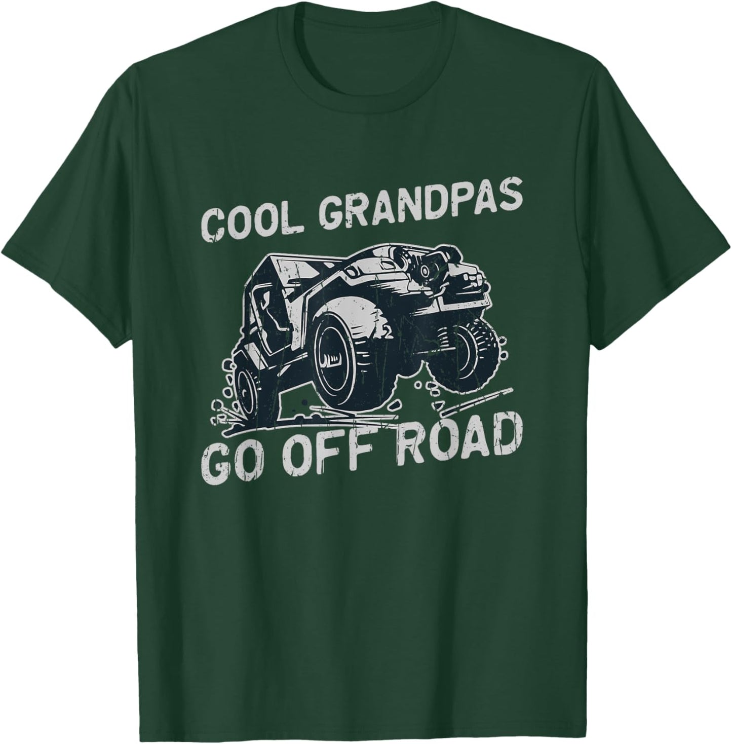 Cool grandpas go off road - offroading T-Shirt - T-Shirt | Forest