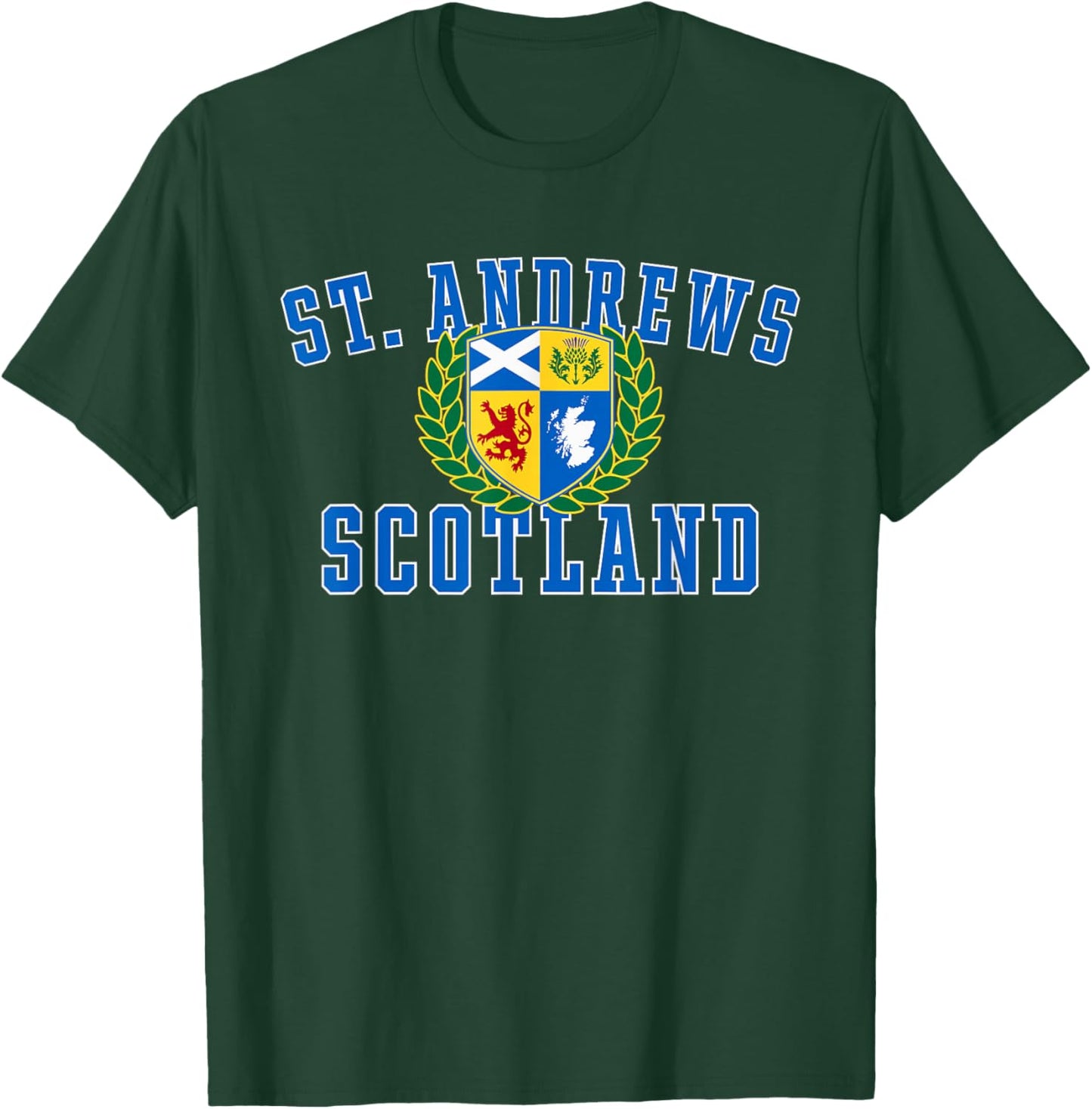 St. Andrews Scotland Crest T-Shirt - T-Shirt | Forest