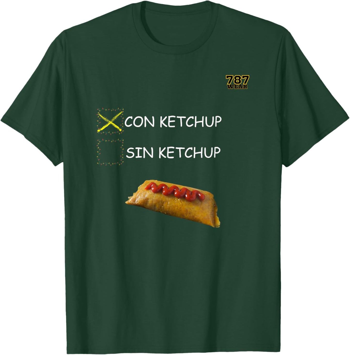Pasteles Con Ketchup T-Shirt - T-Shirt | Forest