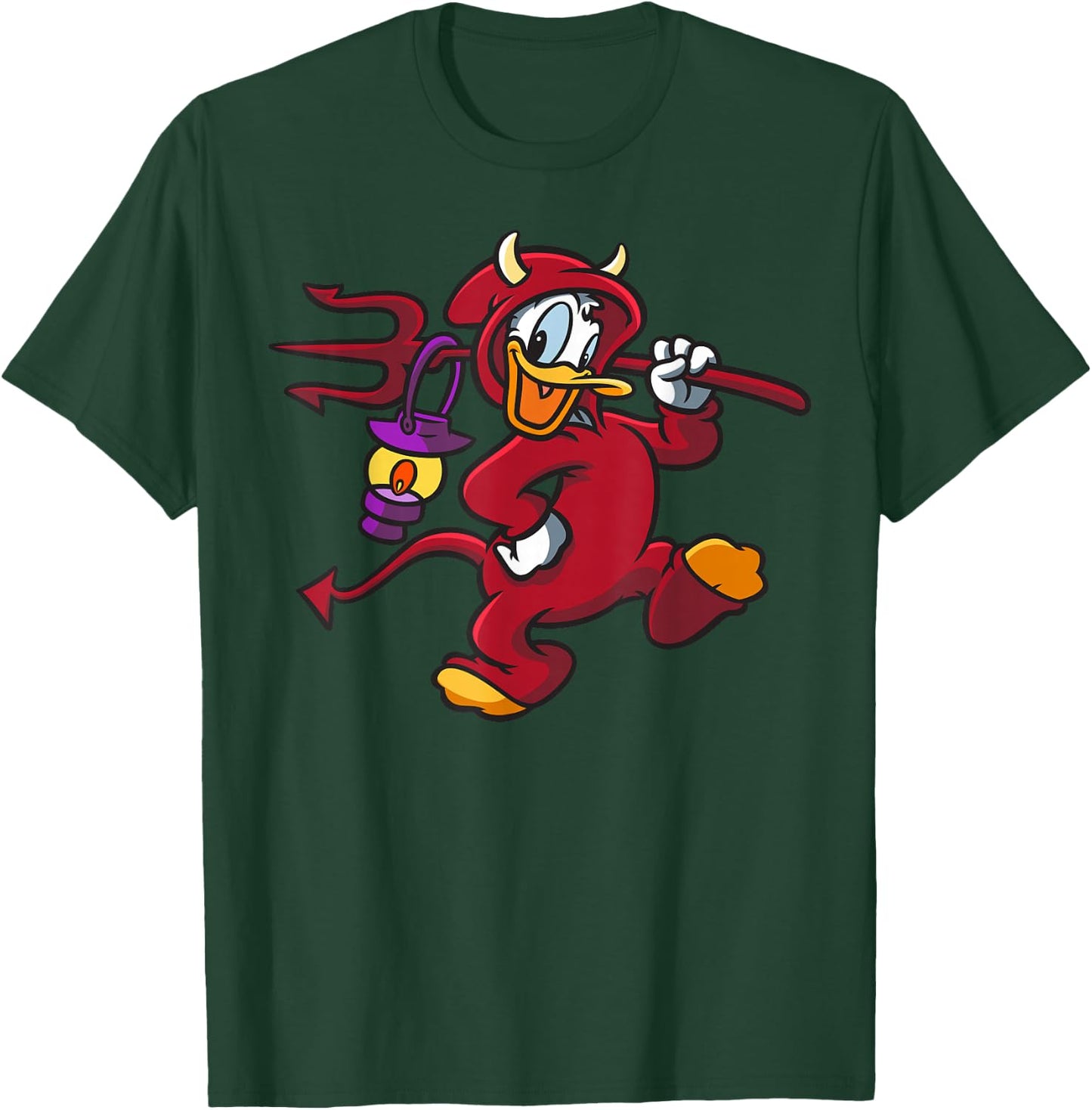 Donald Duck - HalloweenDonald Duck Devil Costume T-Shirt - T-Shirt | Forest