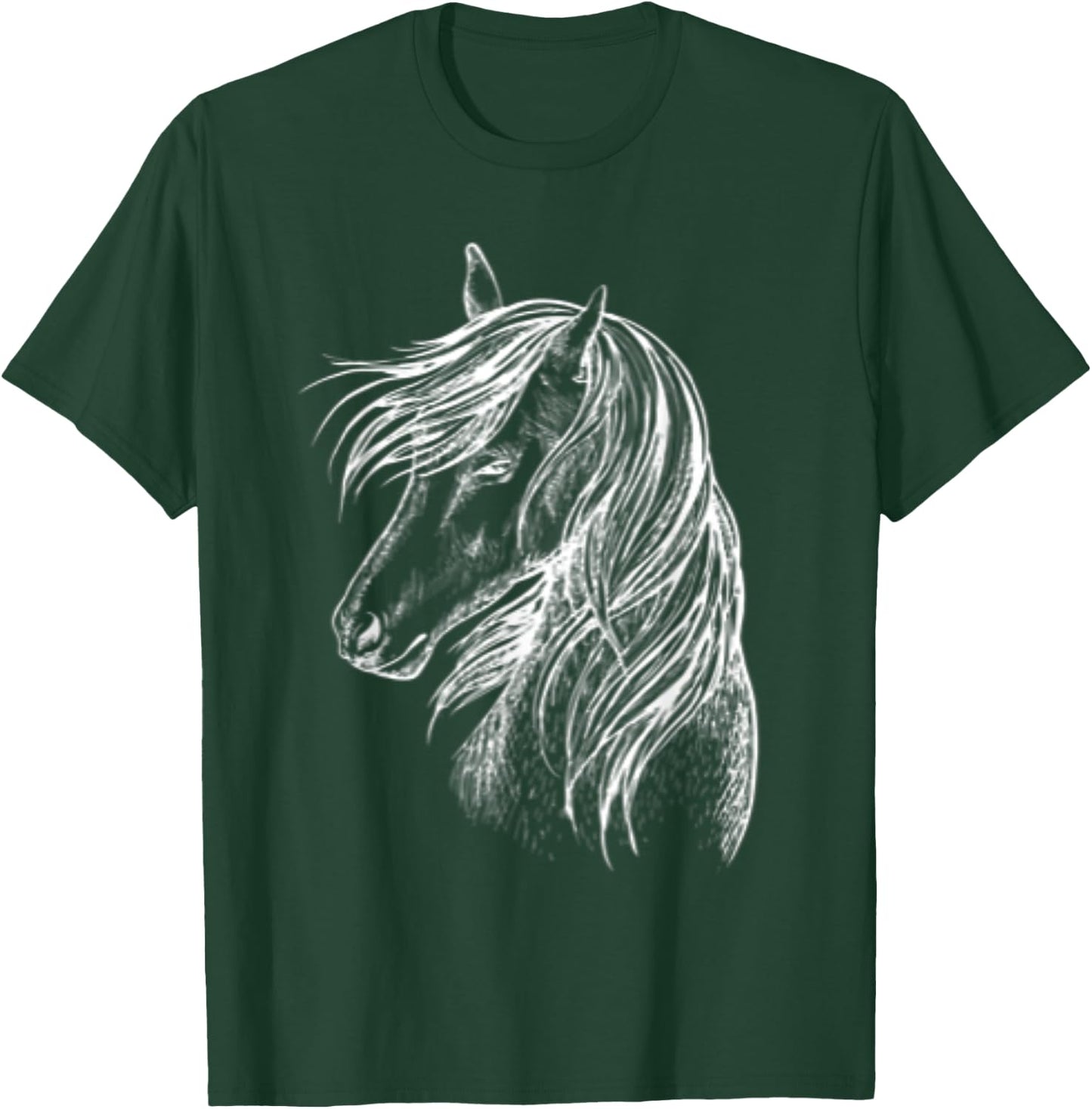 Girls horses love riding horse box great beauty T-Shirt - T-Shirt | Forest