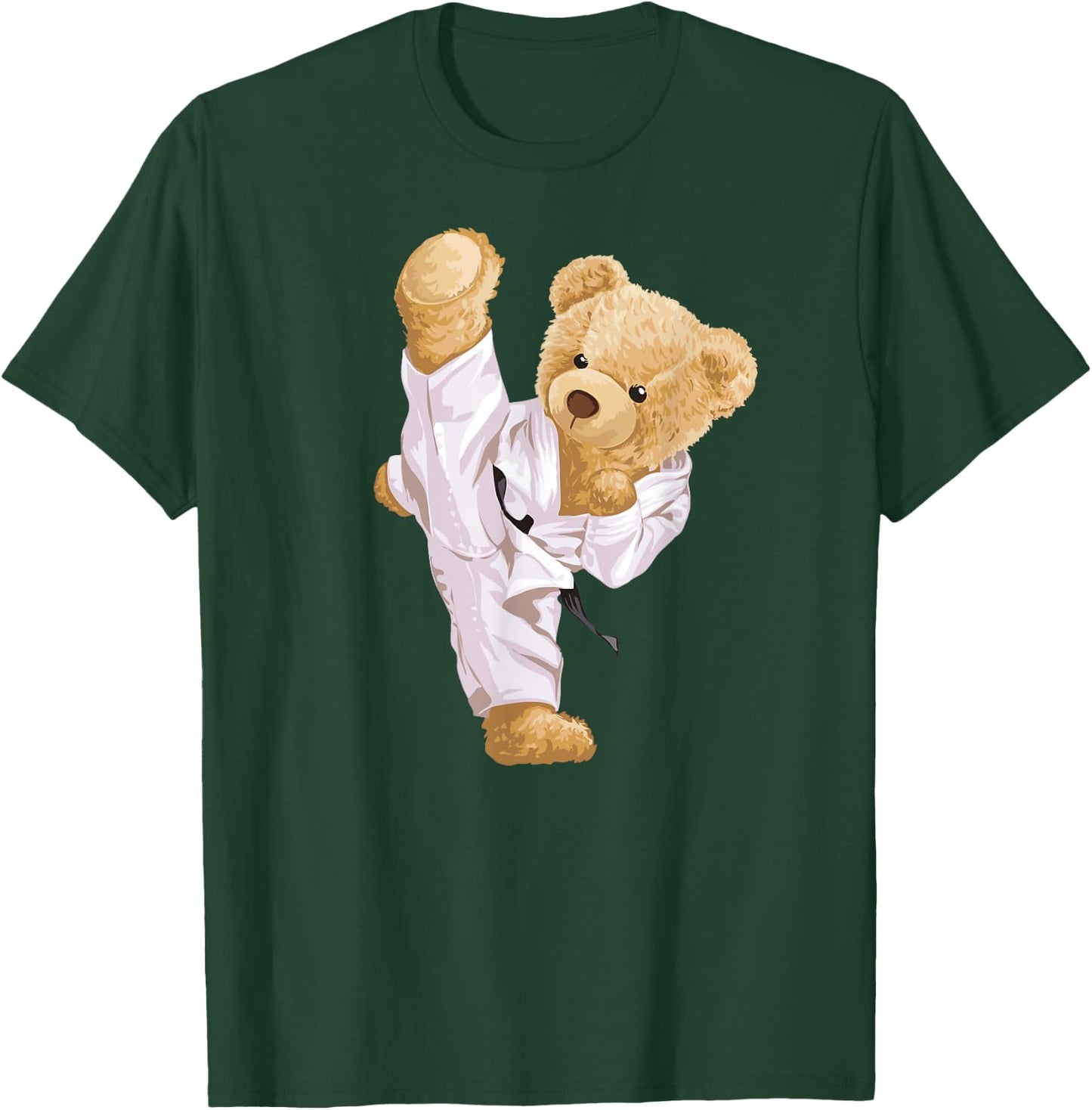 Teddy Karate Bear T-Shirt - T-Shirt | Forest