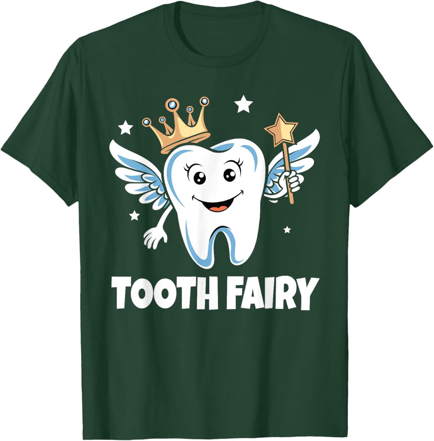 Dentist Tooth Fairy Dental School | & Girls Graphic T-Shirt - T-Shirt | Forest