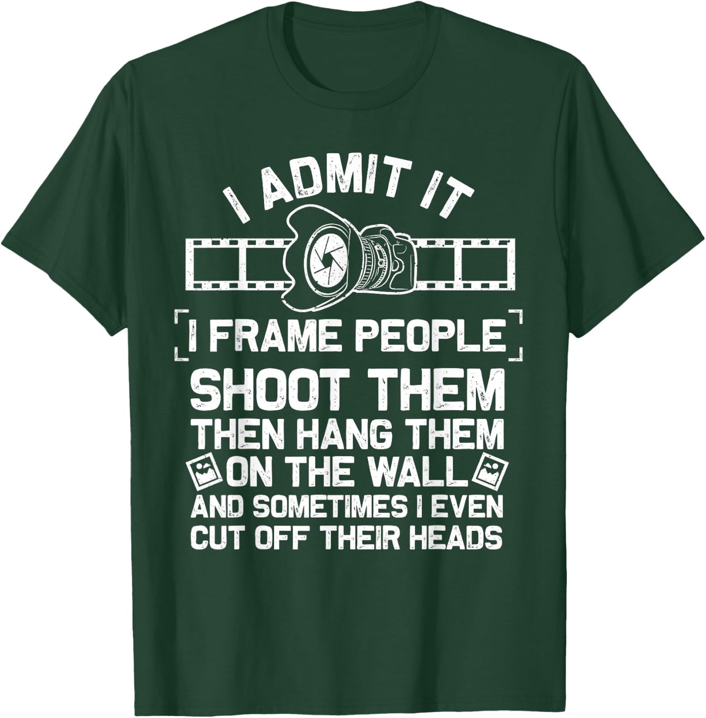 Funny Photographer Gift Women Cool Photography Joke Small T-Shirt - T-Shirt | Forest