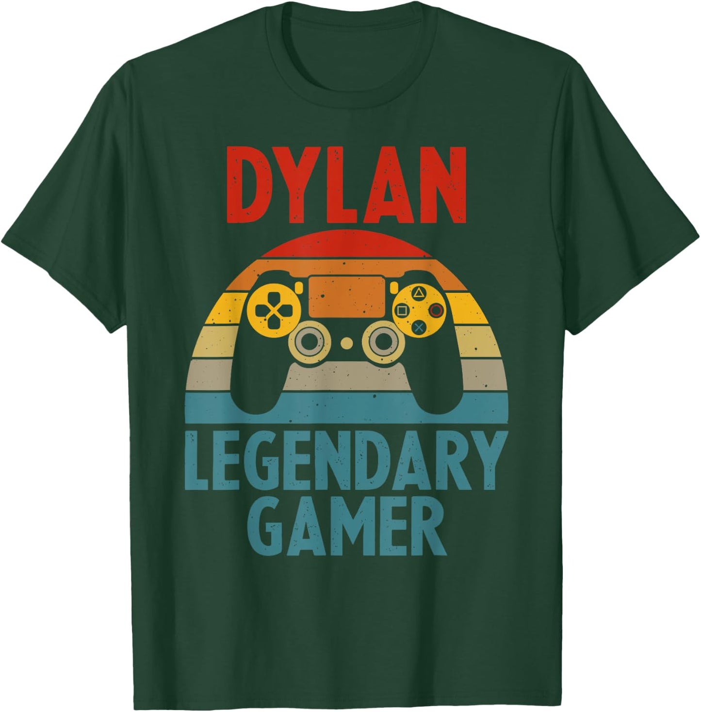 DYLAN Gift Name Personalized Funny Gaming Geek Birthday T-Shirt - T-Shirt | Forest