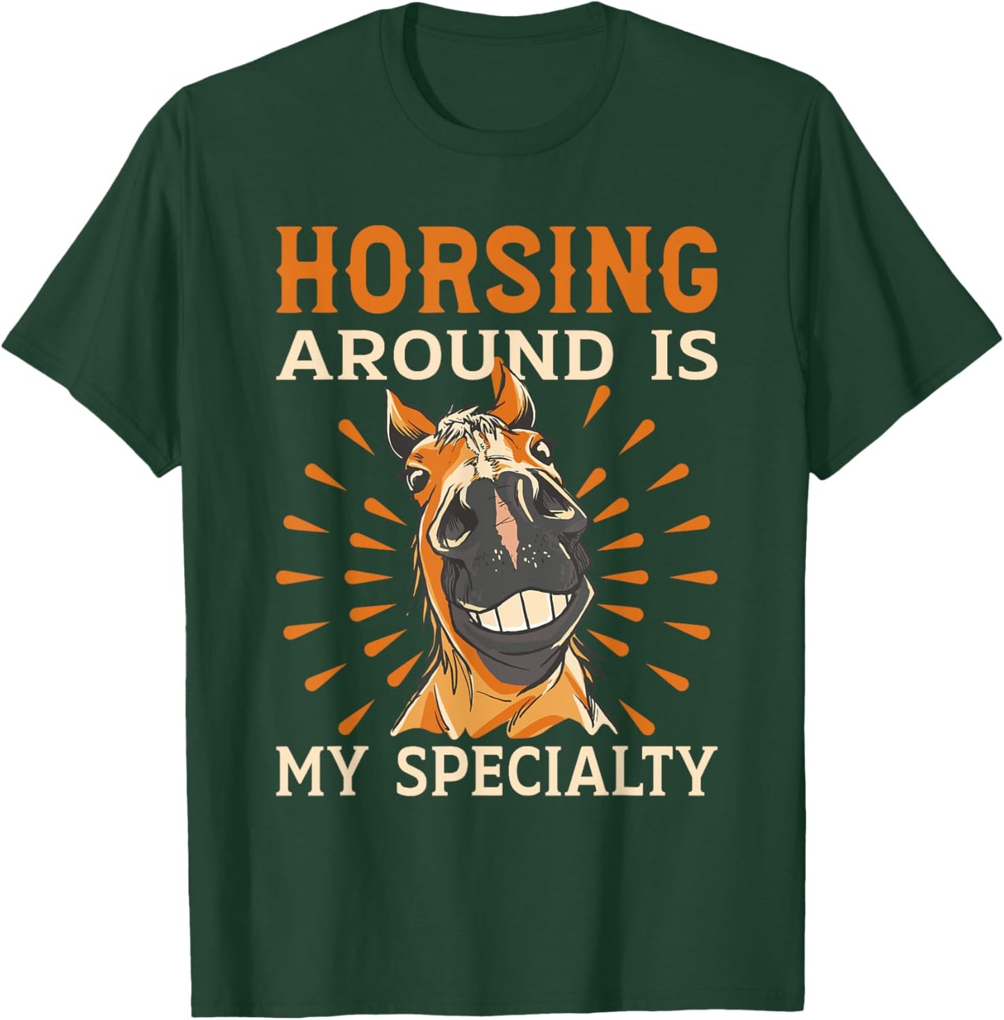Riders' Rendezvous - Horsing Around Specialist T-Shirt - T-Shirt | Forest