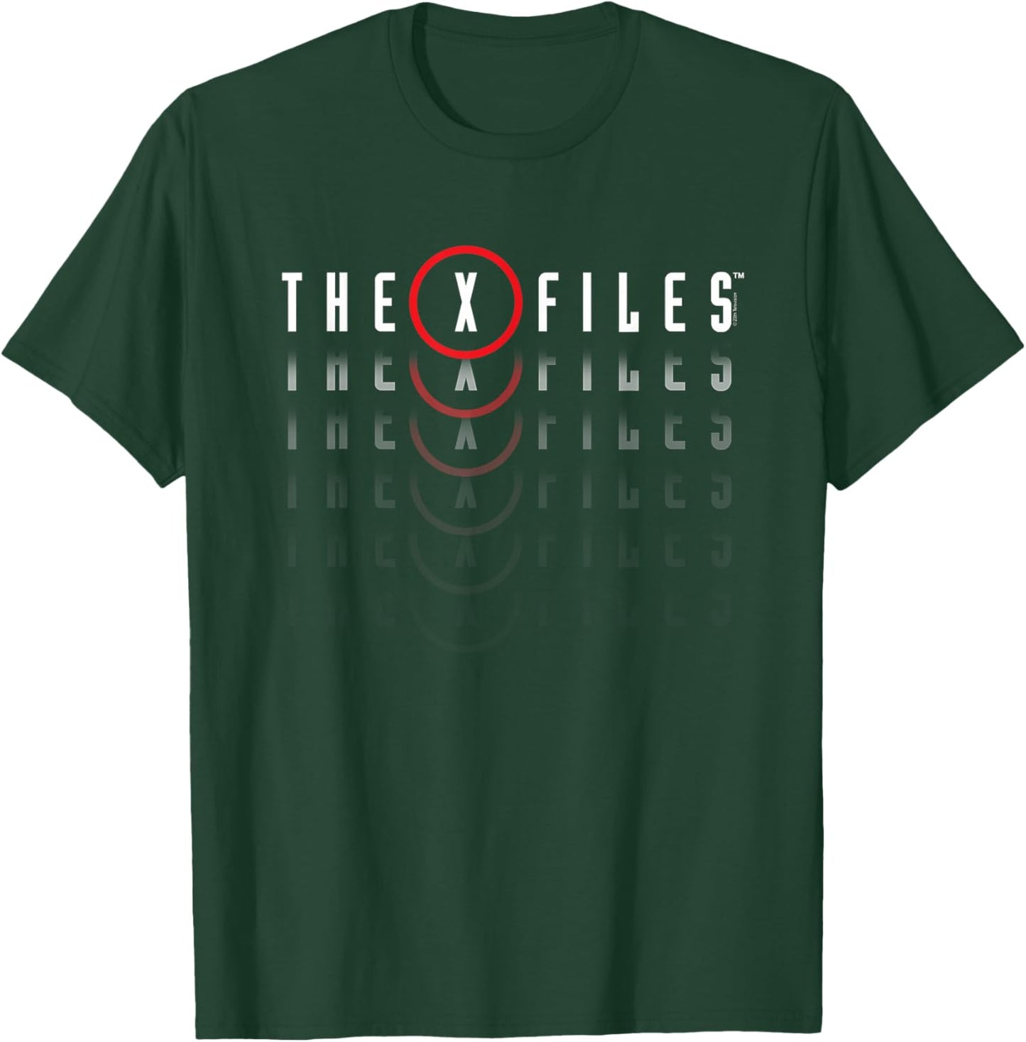 X-Files Sich Wiederholendes Logo T-Shirt - T-Shirt | Forest