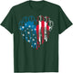 Funny Nurse Heart 4th Of July Nursing Lover American Flag T-Shirt - T-Shirt | Forest