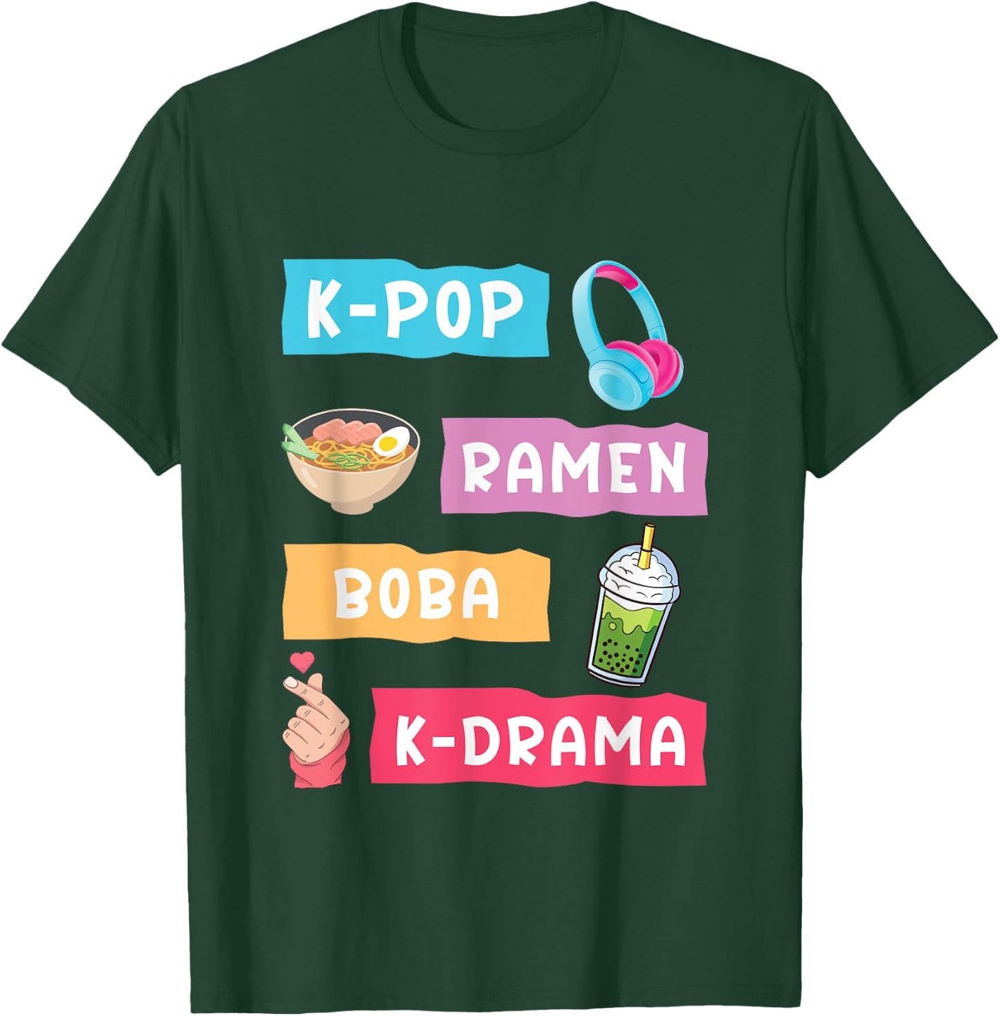 K-Pop Fashion for Fans of korean K-Drama & K-Pop Merchandise T-Shirt - T-Shirt | Forest
