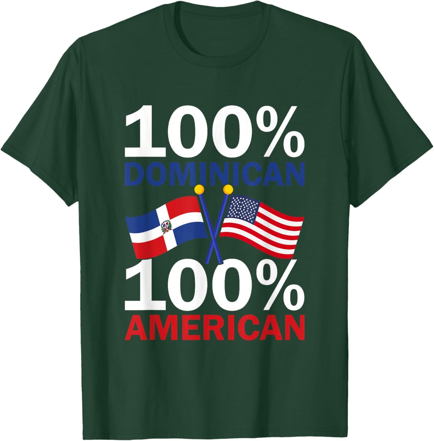 Dominican Republic Flag Republica Dominicana T-Shirt - T-Shirt | Forest