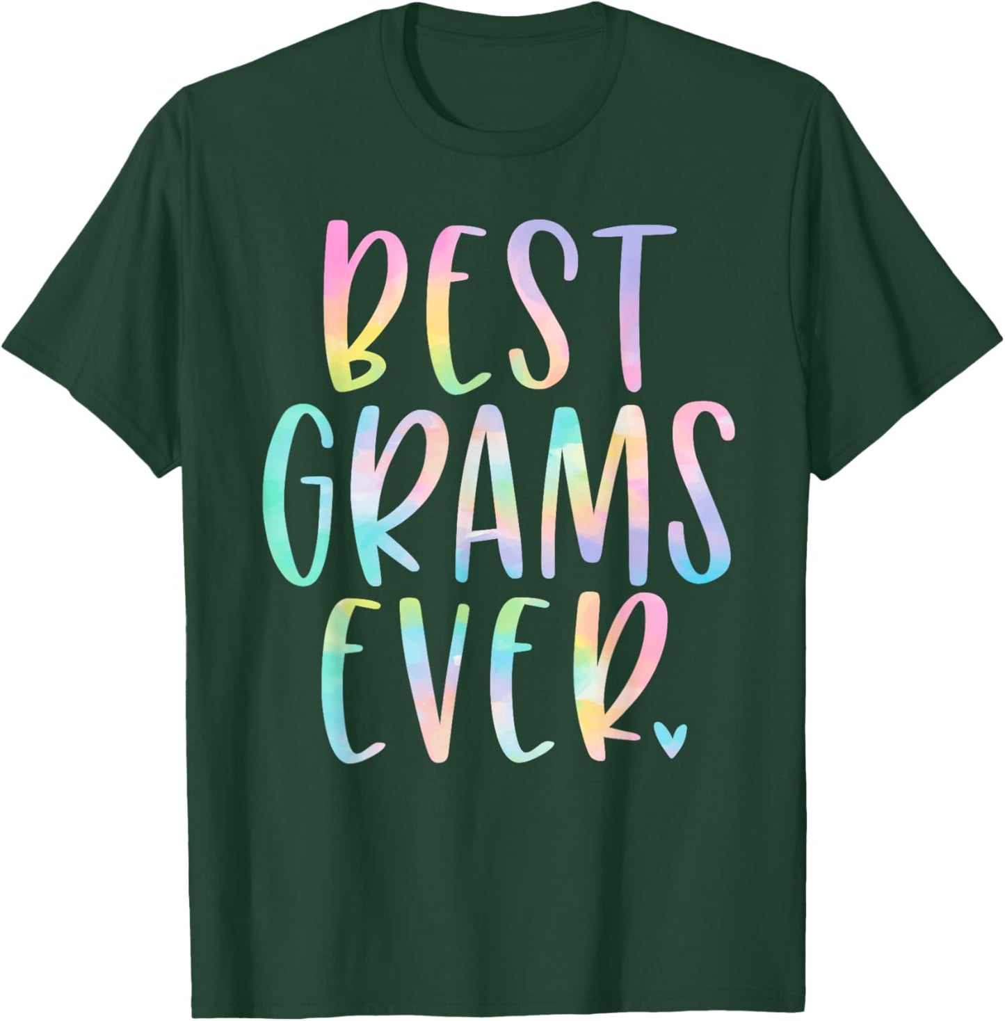 Best Grams Ever Gifts Grandma Mother's Day Tie Dye T-Shirt - T-Shirt | Forest