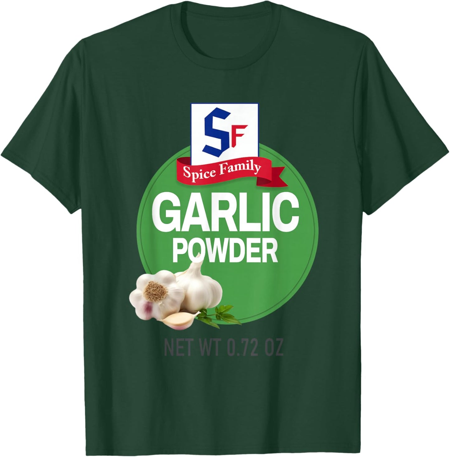 Garlic Powder Halloween Spice Costume Group Matching T-Shirt - T-Shirt | Forest