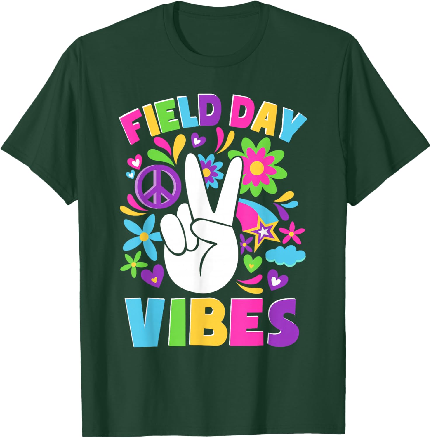 Field Day Vibes T-Shirt - T-Shirt | Forest