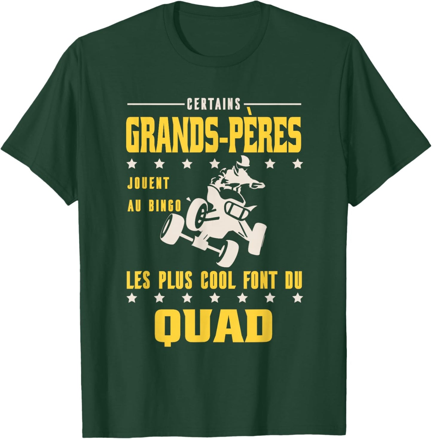 Some Grandfathers Do Quad Humor Grandpa Cool Rider T-Shirt - T-Shirt | Forest