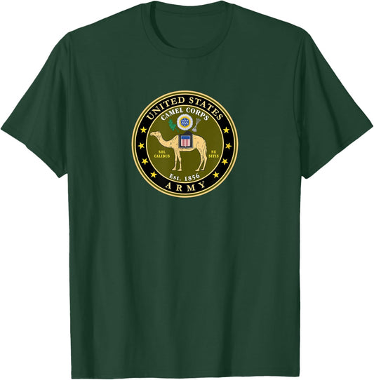 United States Army Camel Corps Established 1856 Southwest US T-Shirt - T-Shirt | Forest
