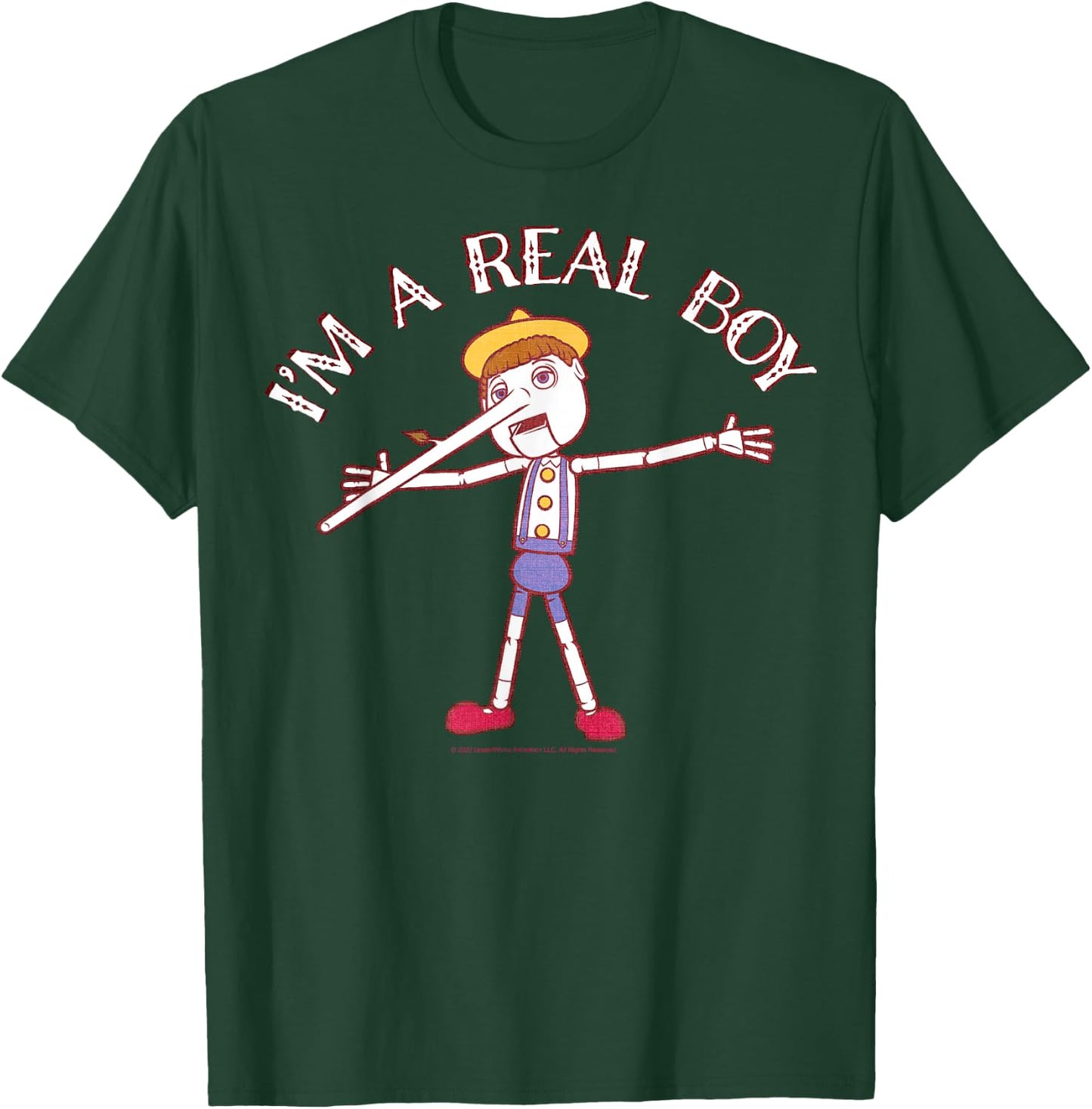Shrek Pinocchio I'm A Real Boy T-Shirt - T-Shirt | Forest