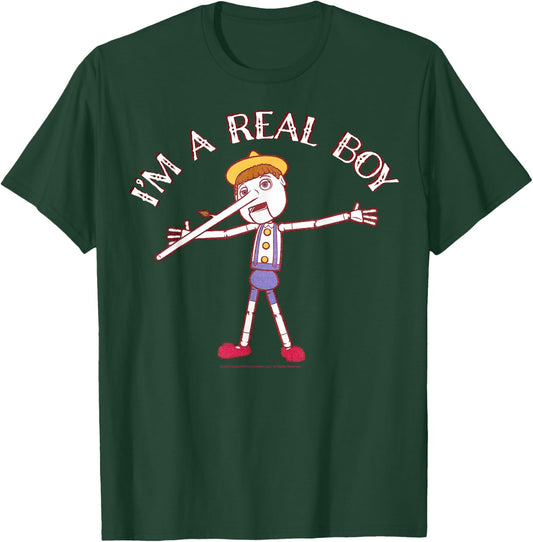 Shrek Pinocchio I'm A Real Boy T-Shirt - T-Shirt | Forest