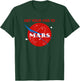 Vintage Space Rocket Science Get Your Ass To Mars Aesthetic T-Shirt - T-Shirt | Forest