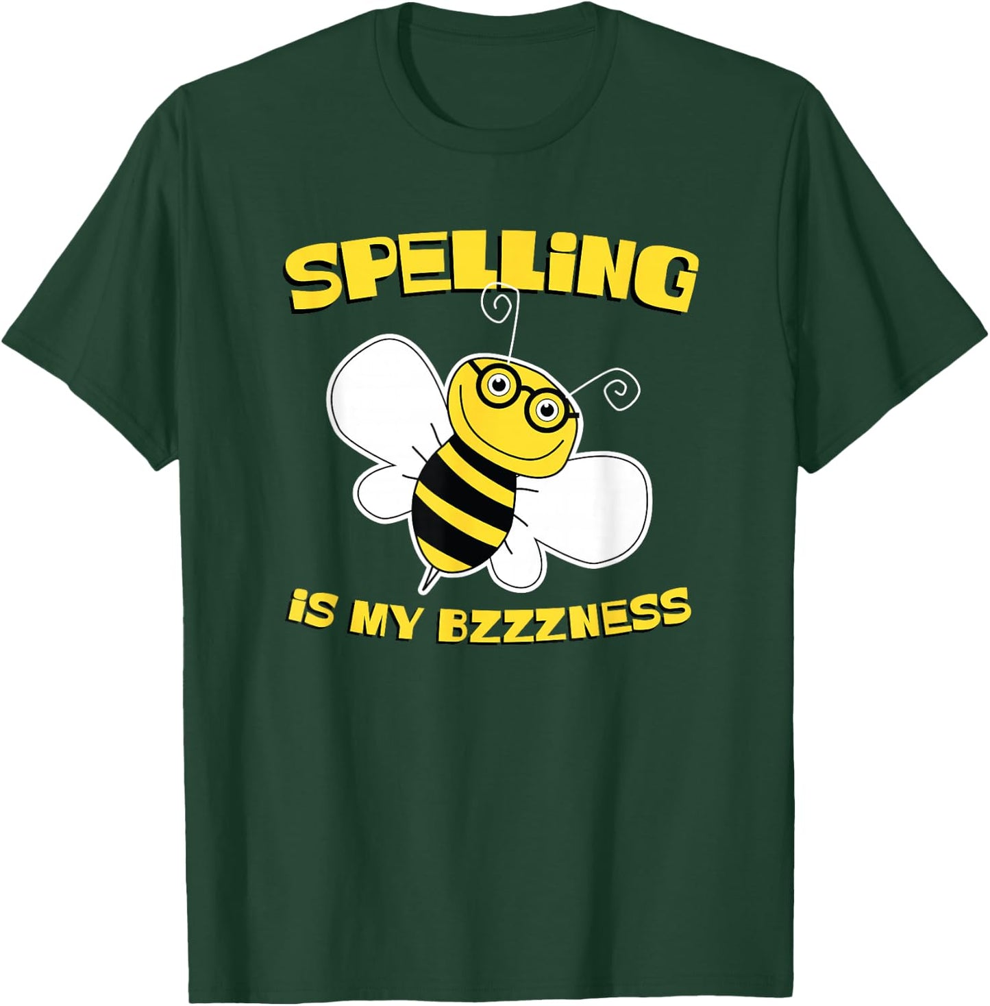 Cute Spelling Bee T Shirt for Competitive Word Loving Kids T-Shirt - T-Shirt | Forest