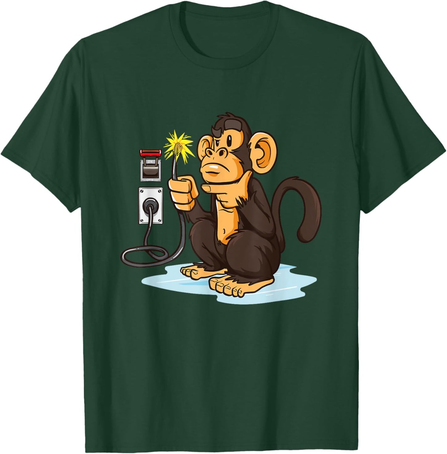 Electrician for electrician T-Shirt - T-Shirt | Forest