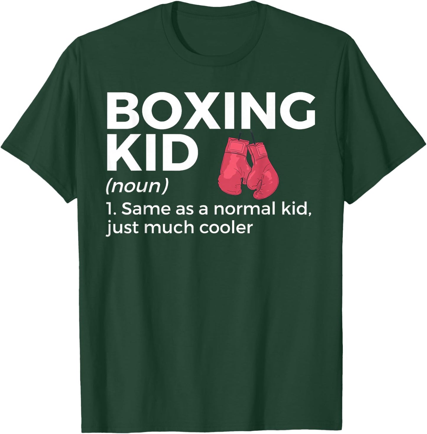 Funny Boxing Kid Definition T-Shirt - T-Shirt | Forest