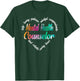 Mental Health Counselor Heart Word Cloud Watercolor Rainbow T-Shirt - T-Shirt | Forest