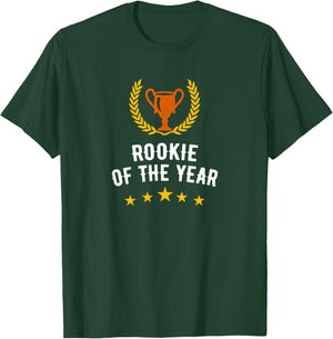 Rookie of the Year Awards and Gifts Men's -Adults Black Modern Basketball T-Shirt - T-Shirt | Forest