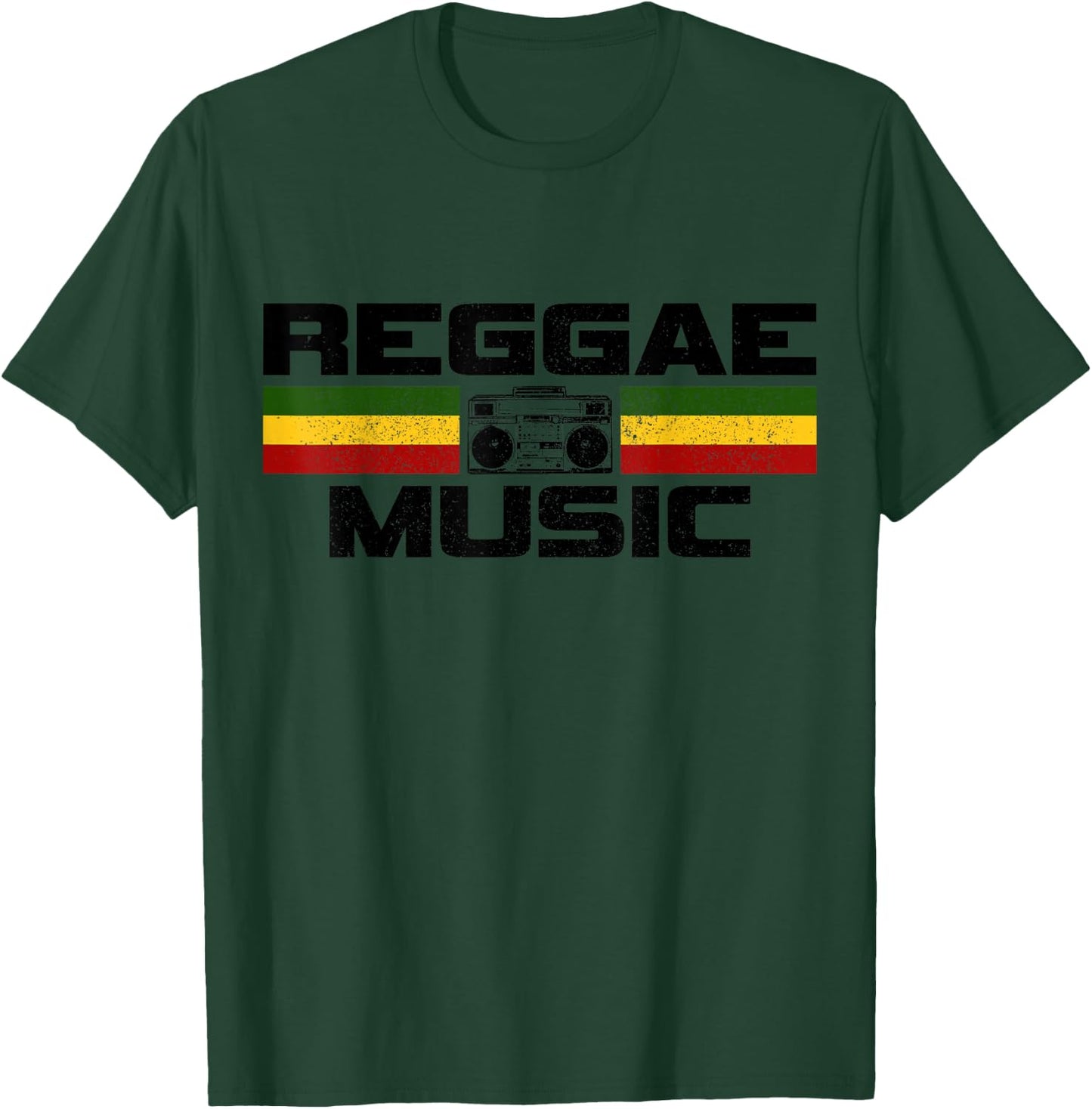 Reggae Music Rastafari Rasta Jamaica Gift T-Shirt - T-Shirt | Forest