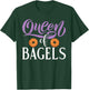 Queen of Bagels funny Bagel T-Shirt - T-Shirt | Forest